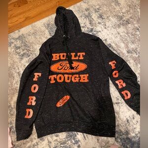 Ford Black and Orange Sweater Built Tough